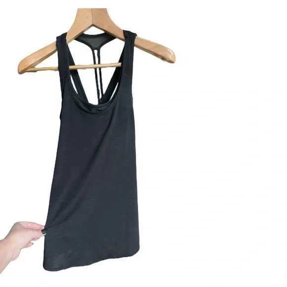 Athleta Women’s Black 2 in 1 Attached Cross Back Bra and Tank Top, Size Small - Picture 1 of 8